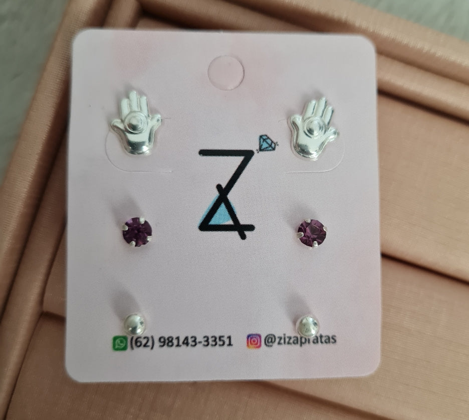 Brincos - trio