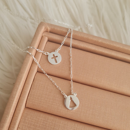 Colar - escapulário 60cm unissex