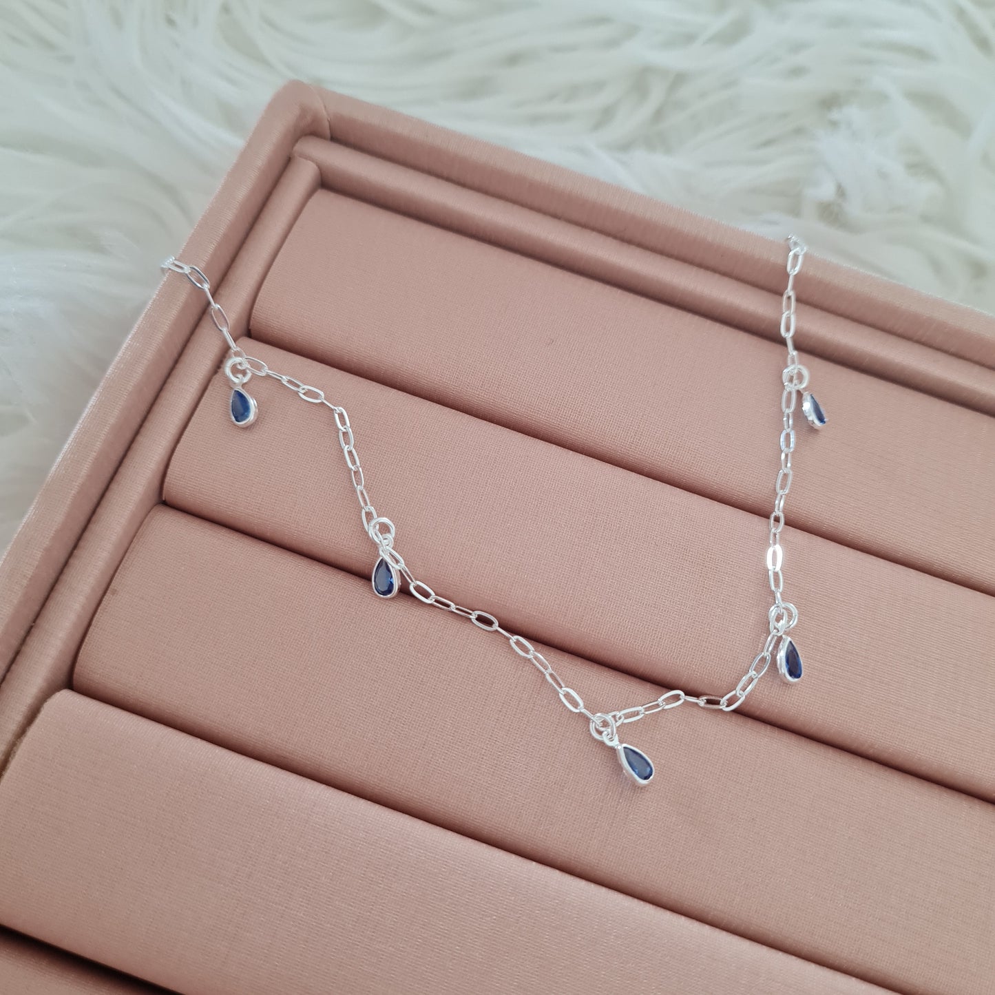 Tornozeleira - gota roxa