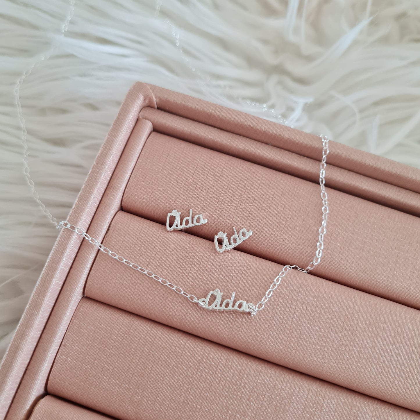 Conjunto - colar e brinco vida